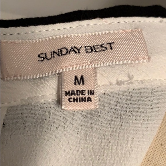 Sunday Best from Aritzia short sleeve blouse - Picture 3 of 4